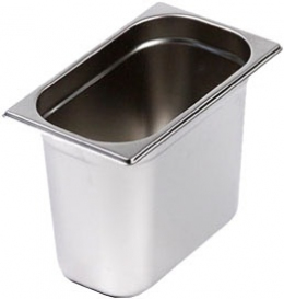 Гастроёмкость HURAKAN GN 1/3-200 (325x176x200 мм) нерж. сталь