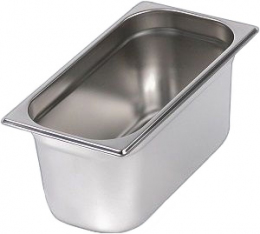 Гастроёмкость HURAKAN GN 1/3-150 (325x176x150 мм) нерж. сталь
