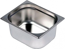 Гастроёмкость HURAKAN GN 1/2-150 (325x265x150 мм) нерж. сталь