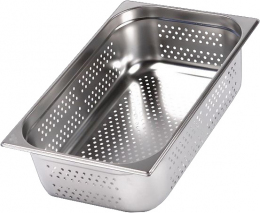 Перфорированная гастроёмкость HURAKAN GN-P 1/1-100 (325x530x100 мм) нерж. сталь