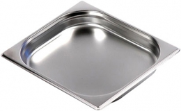 Гастроёмкость HURAKAN GN 2/3-20 (354x325x20 мм) нерж. сталь